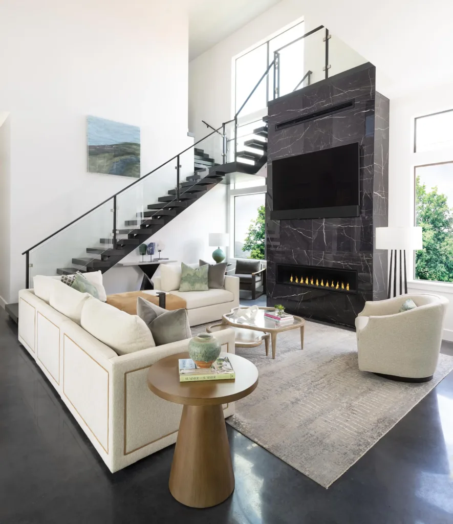 Preston Hollow Modern Minimalist Furnishing | Preston Hollow Interior ...